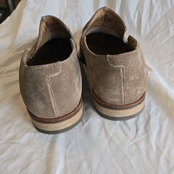 DKNY Men\'s Size 11.5 M John‎ Slip On Light Brown Leather Loafers Dress Shoes main image 12